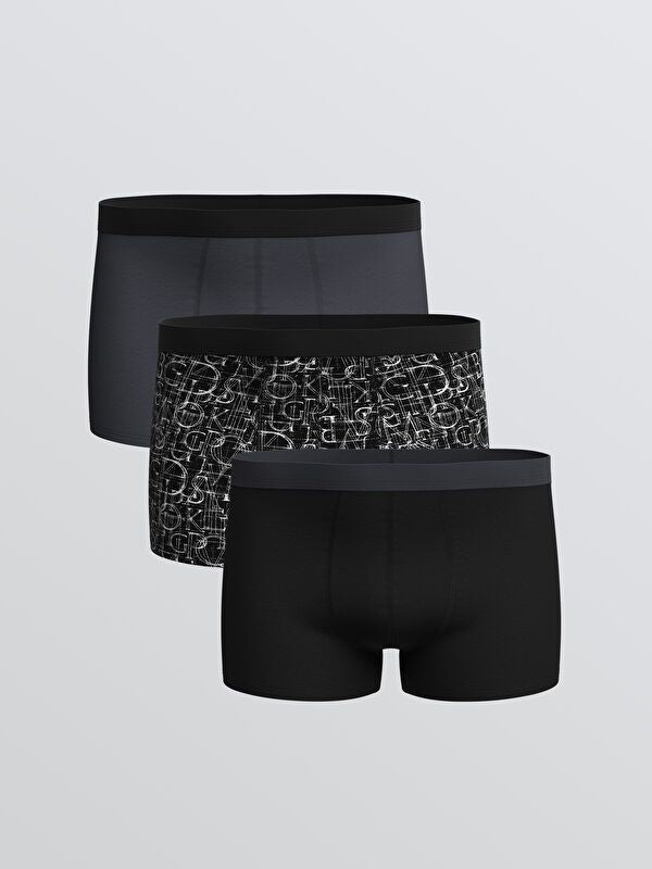 Moudda LC Waikiki - Boxer Homme Imprimé en noir - Tunisie 1