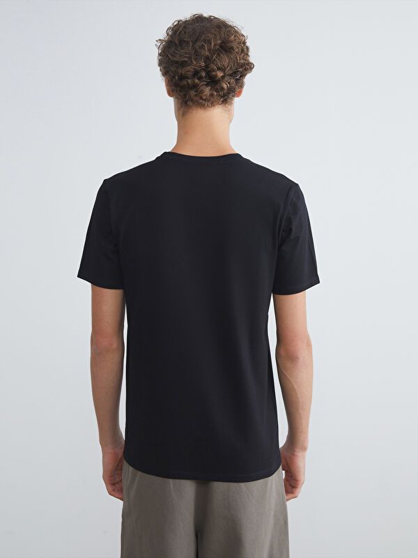 Moudda LC Waikiki - T-shirt basique manches courtes en jersey - Tunisie 4