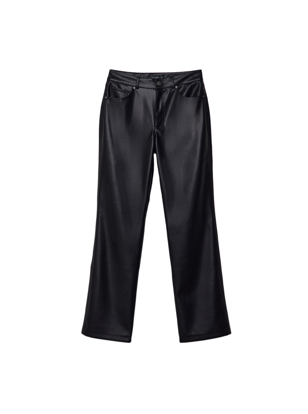 Moudda STRADIVARIUS - Pantalon D98 Straight Fit en Simili Cuir - Tunisie 2