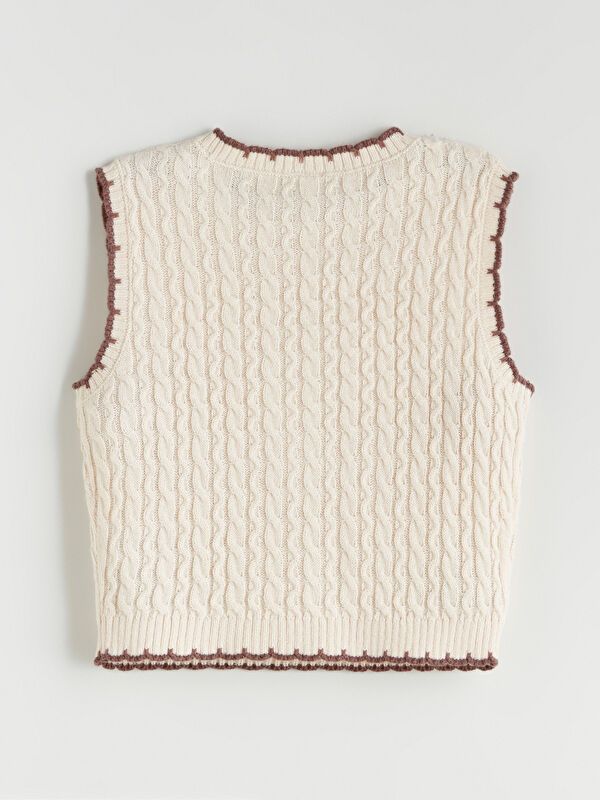 Moudda LC Waikiki - Pull tricot sans manches Fille Nu - Tunisie 3