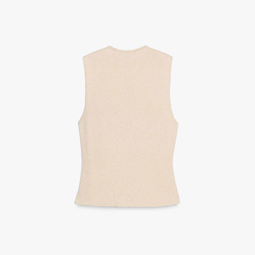 Moudda ZARA - Gilet Ajusté - Col Piqué - Tunisie 2