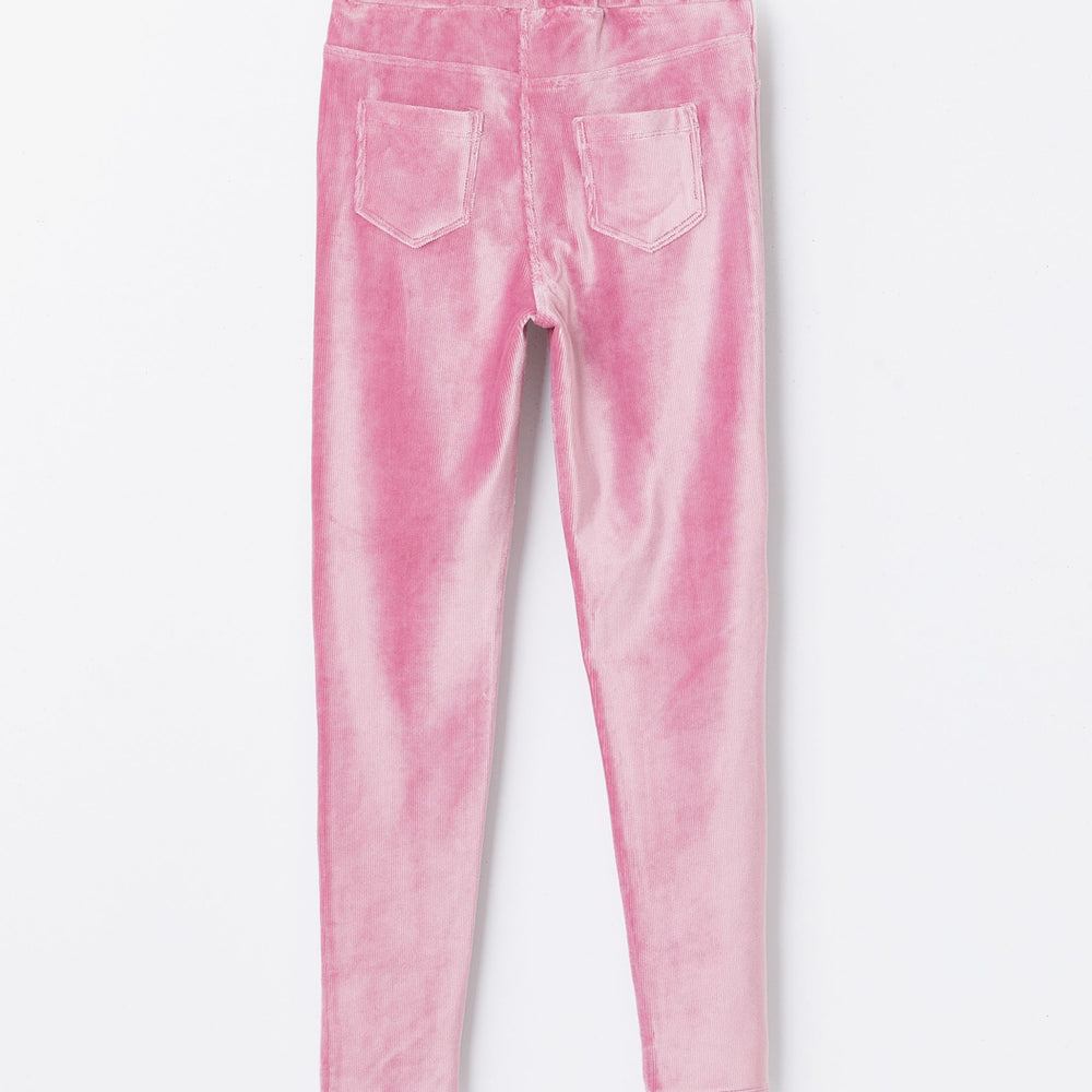 Moudda LC Waikiki - Pantalon jersey basique Fille Rose poudre - Tunisie 2