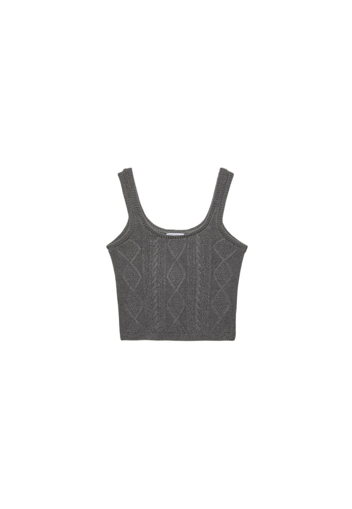 Moudda STRADIVARIUS - Top à Tresses en Maille - Tunisie 1