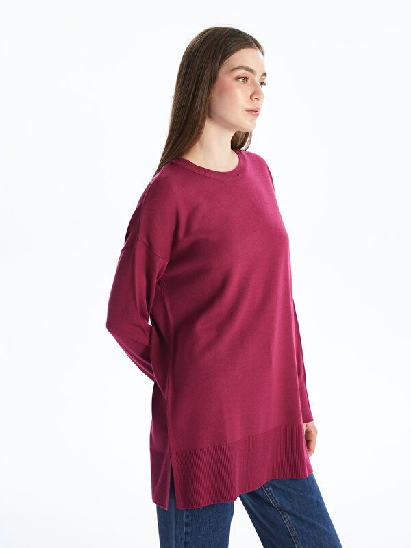 Moudda LC Waikiki - Tunique tricot Femme Prune éclatante - Tunisie 1