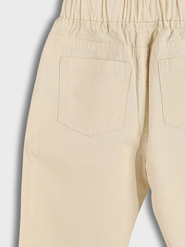 Moudda LC Waikiki - Pantalon tissé épais basique Garçon Beige - Tunisie 3