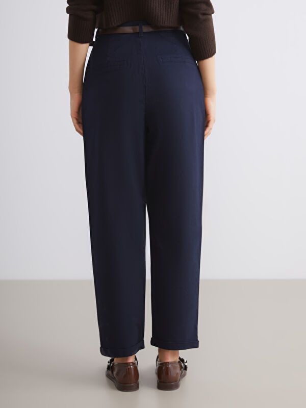 Moudda LC Waikiki - Pantalon tissé moyen Femme Marine - Tunisie 4