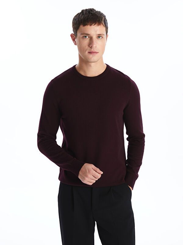 Moudda LC Waikiki - Pull en tricot Homme Bordeaux - Tunisie 2