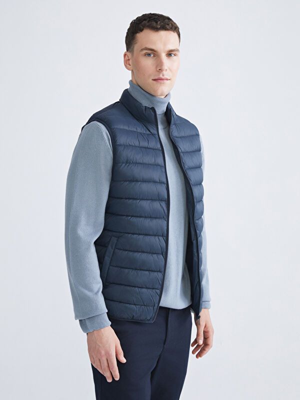 Moudda LC Waikiki - Veste sans manches Homme Bleu marine foncé - Tunisie 1