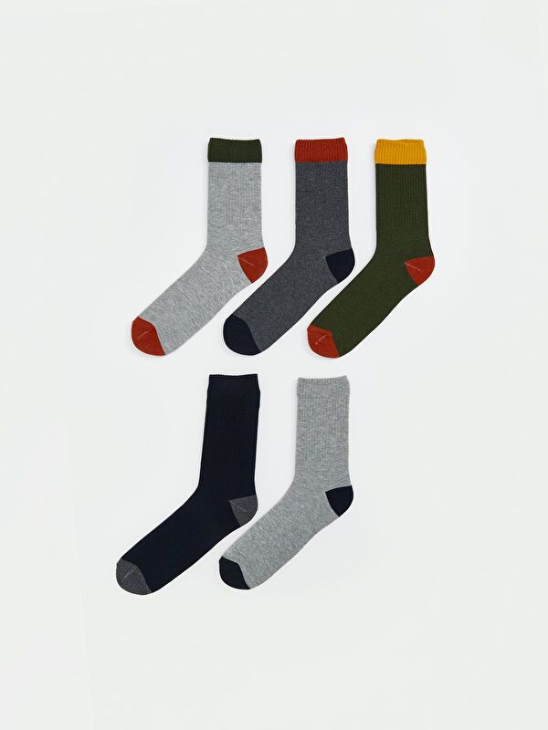 Moudda LC Waikiki - Chaussettes courtes Homme Fil mélangé teint - Tunisie 1