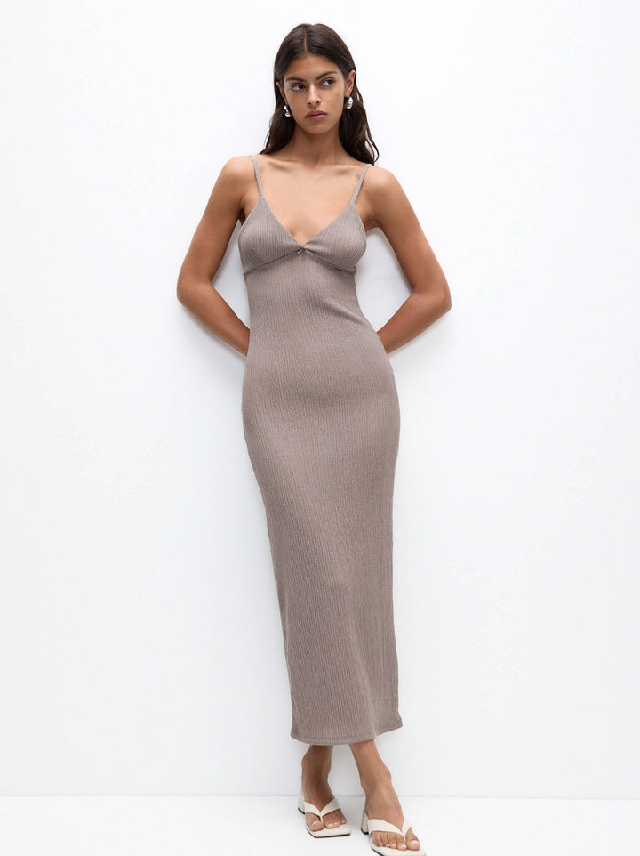 Moudda PULL & BEAR - Robe Midi Bambula Bretelles - Tunisie 4