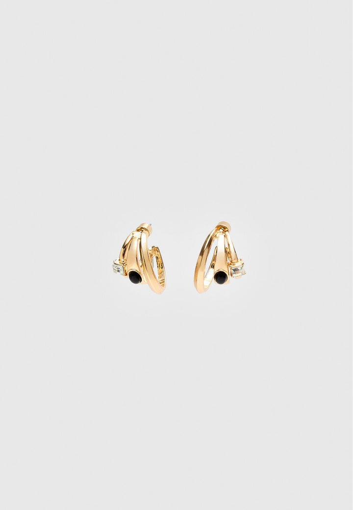 Moudda STRADIVARIUS - Boucle d'Oreille Triple Strass - Tunisie 4