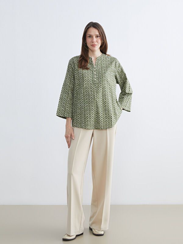 Moudda LC Waikiki - Chemisier (blouse) imprimé manches longues en tissu - Tunisie 2
