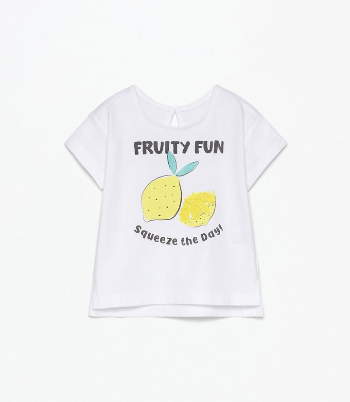 Moudda Lefties - T-Shirt - Appliques Tulle Bébé - Tunisie 1