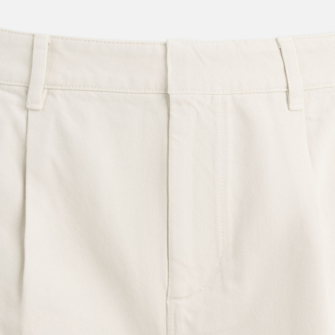 Moudda ZARA - Pantalon - Pince & Bouton Caché (Chambray & Vert) - Tunisie 3