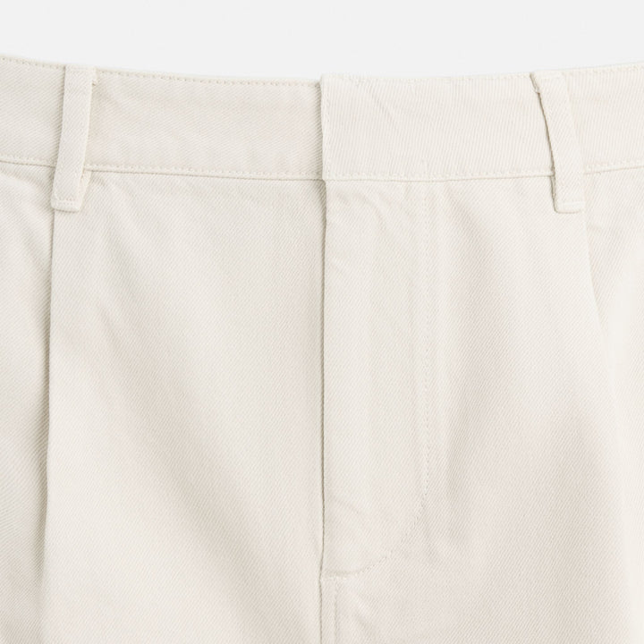 Moudda ZARA - Pantalon - Pince & Bouton Caché (Chambray & Vert) - Tunisie 3