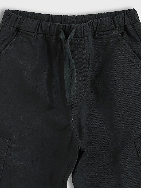 Moudda LC Waikiki - Pantalon tissé épais basique Garçon Anthracite - Tunisie 4