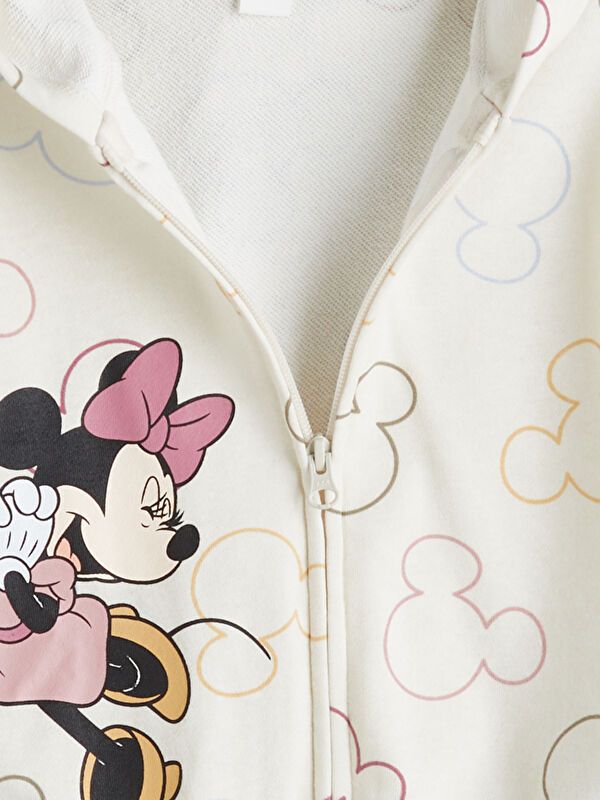 Moudda LC Waikiki - Sweatshirt en jersey sous licence Fille Imprimé écru - Tunisie 2