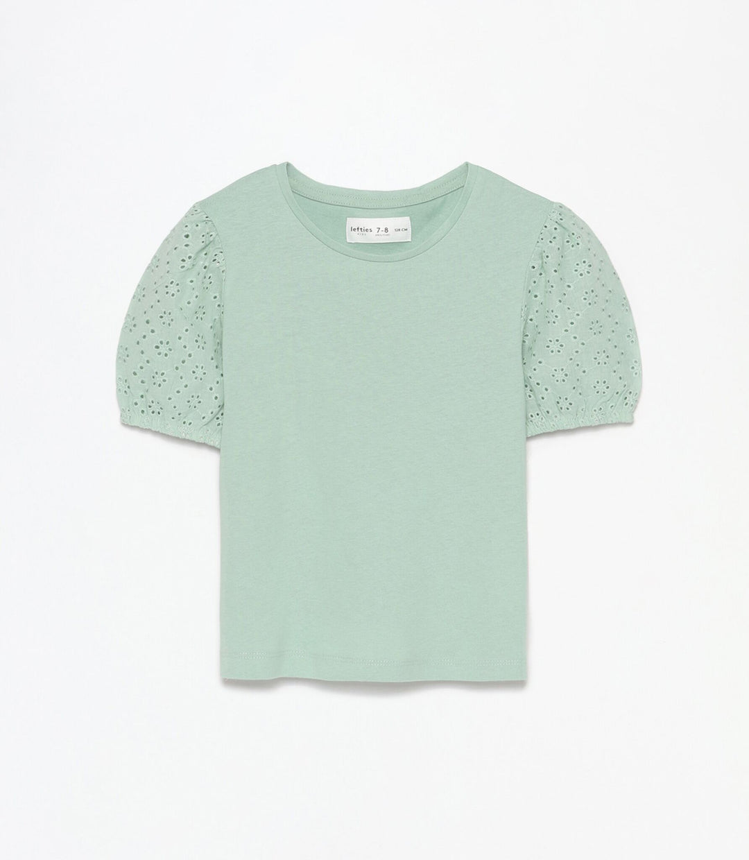 Moudda Lefties - T-Shirt Broderie Suisse - Février Fille - Tunisie 1