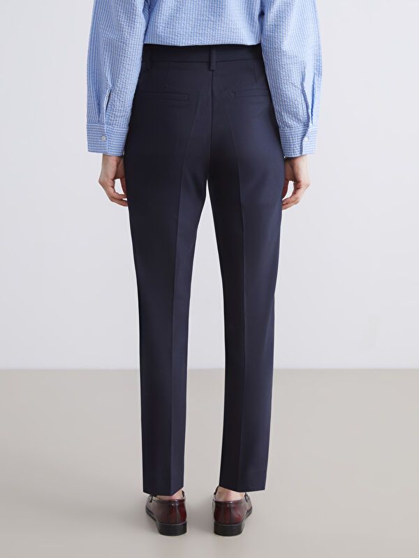 Moudda LC Waikiki - Pantalon tissé moyen Femme Marine - Tunisie 4