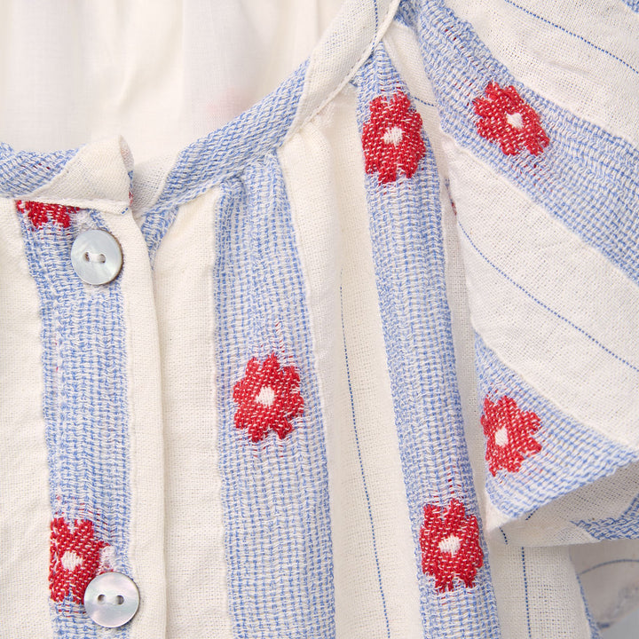Moudda ZARA - Robe Enfant Jacquard Fleurs - Collection Bandana - Tunisie 3