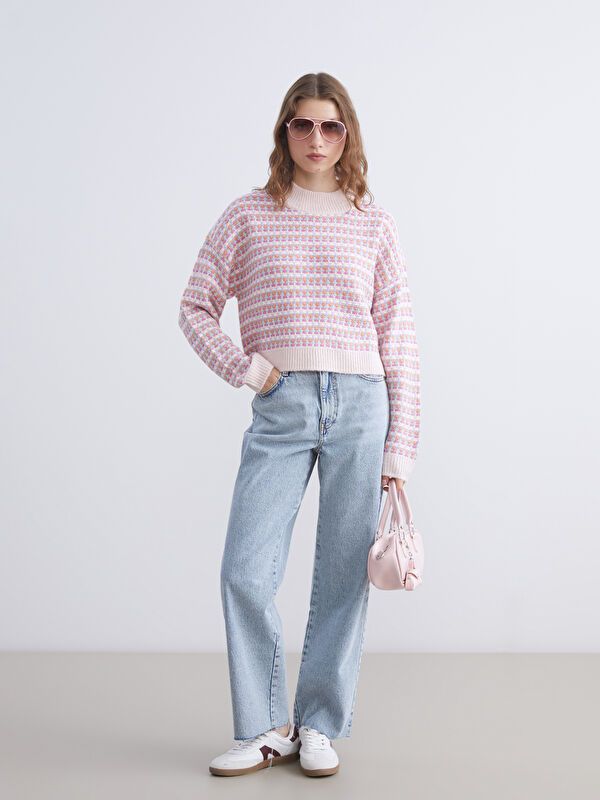 Moudda LC Waikiki - Pull en tricot Femme Rose clair - Tunisie 2