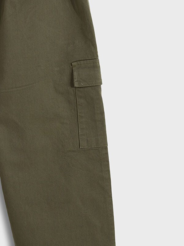 Moudda LC Waikiki - Pantalon tissé Garçon Kaki - Tunisie 3