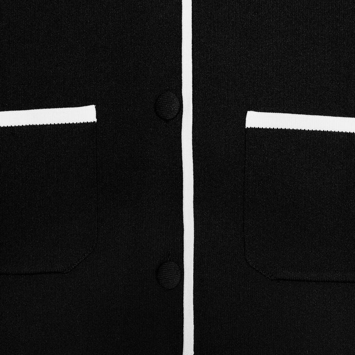 Moudda ZARA - Veste - Piping Contrasté, Poches & Bouton Recouvert - Tunisie 3