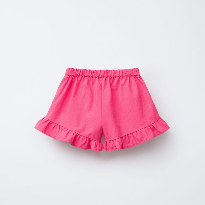 Moudda ZARA - Bermuda Enfant Fuschia - Popeline & Nœuds - Tunisie 2
