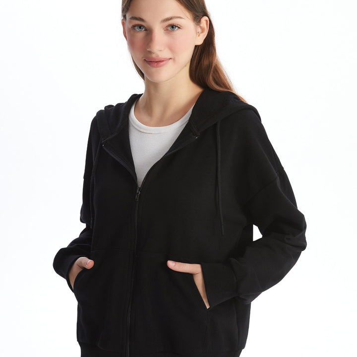 Moudda LC Waikiki - Cardigan en jersey Femme Noir - Tunisie 1