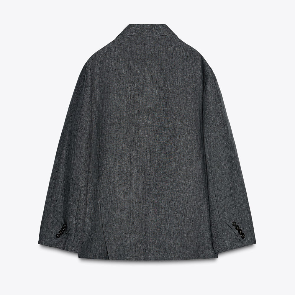 Moudda ZARA - Blazer Minimal - 100% Lin & Détail Alamar - Tunisie 2