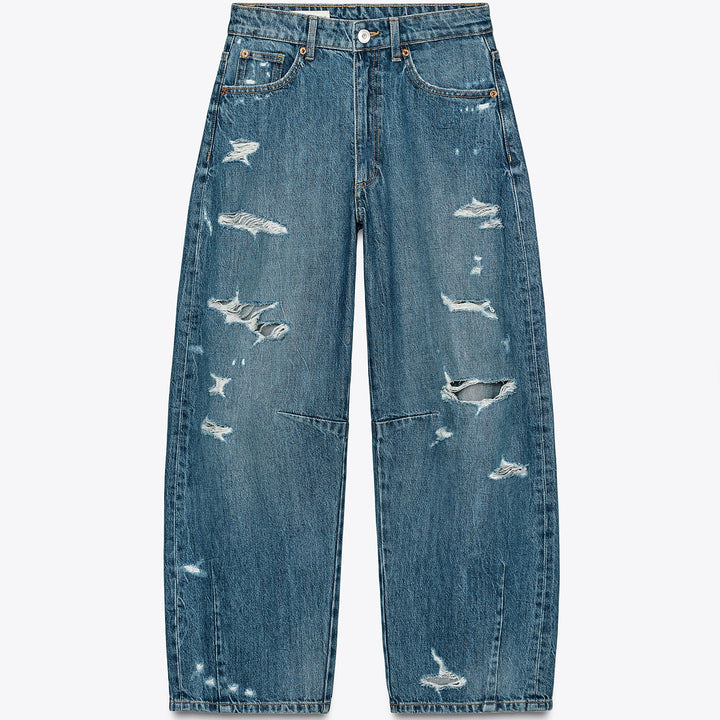 Moudda ZARA - Pantalon Ballon Baggy - Taille Moyenne & Déchiré - Tunisie 1