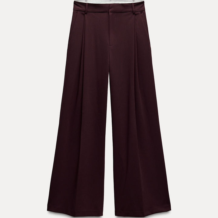 Moudda ZARA - Pantalon fluide double pli superposé coordonné - Tunisie 1