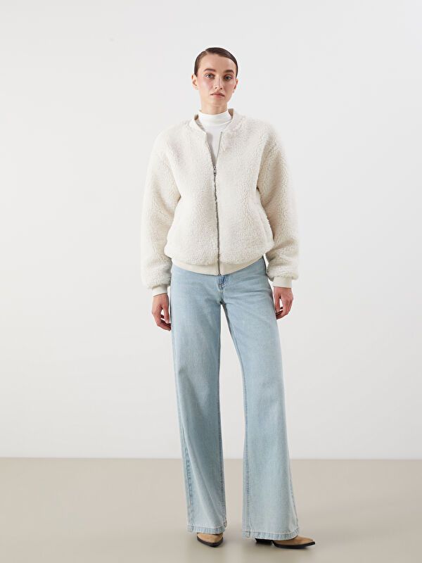 Moudda LC Waikiki - Manteau PU lourd Femme Ecru - Tunisie 2