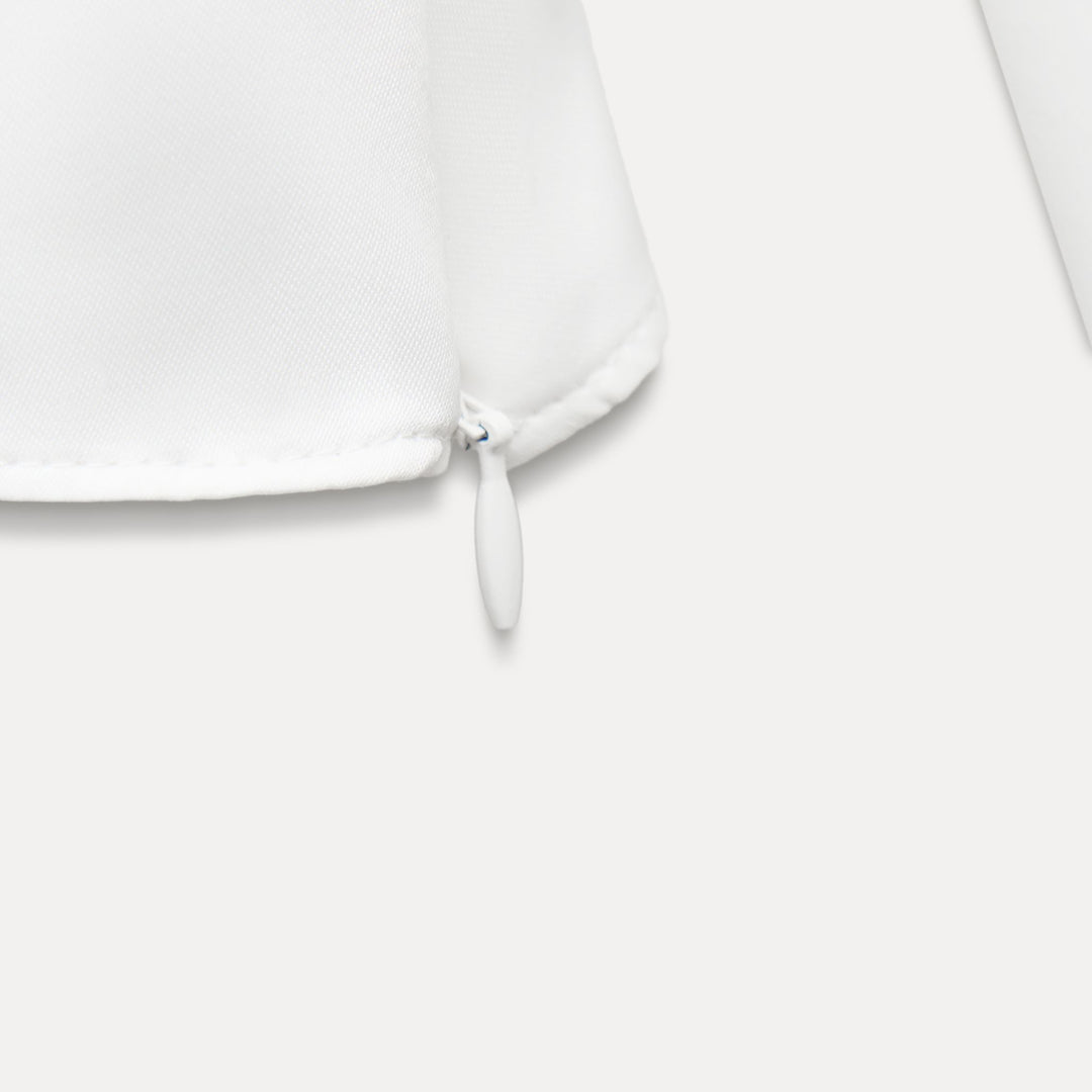 Moudda ZARA - Chemise blanche drapée - Tunisie 4