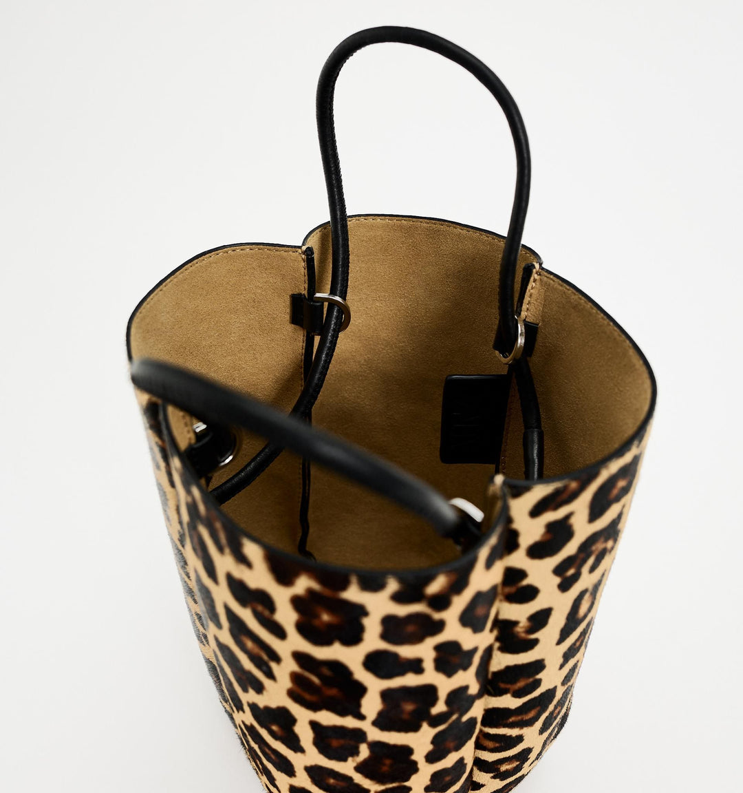 Moudda ZARA - Sac mini cuir imprimé fleur léopard poulain - Tunisie 5