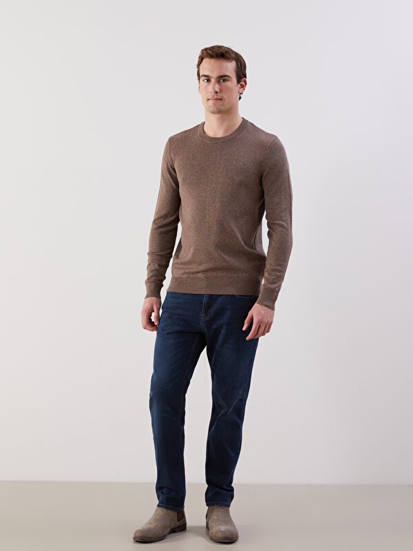 Moudda LC Waikiki - Pull en tricot Homme Mela marron clair - Tunisie 2