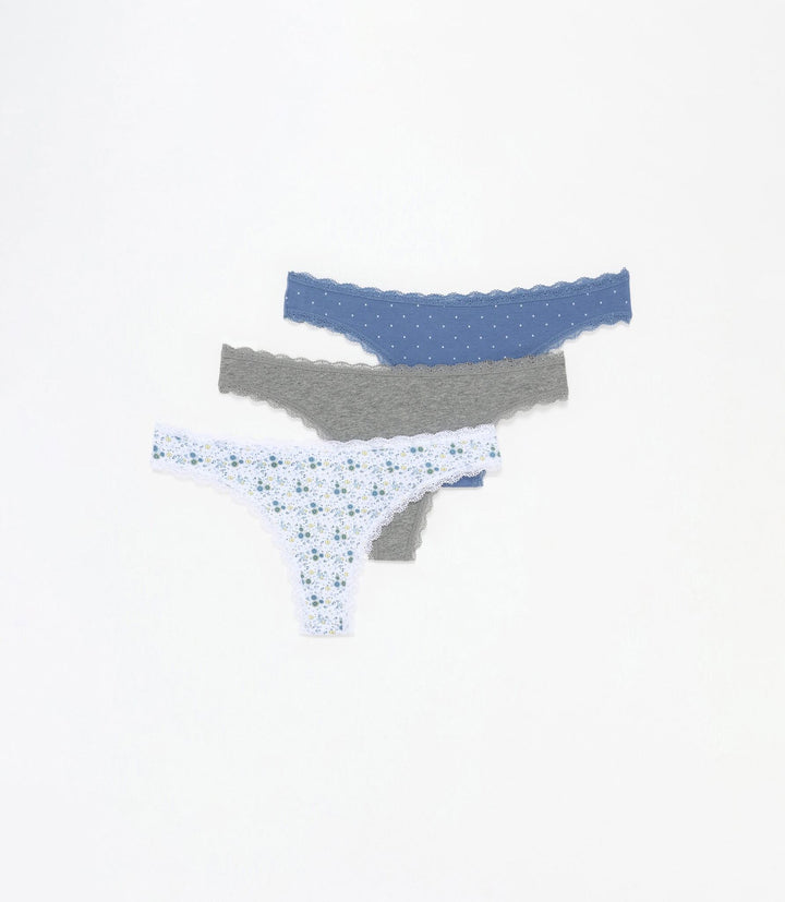 Moudda Lefties - Pack 3 Culottes Brésiliennes - Imprimé Liberty Flower - Tunisie 1