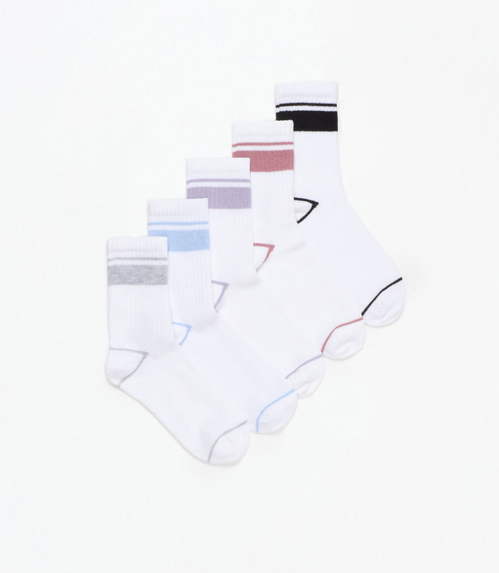 Moudda Lefties - Pack 5 Chaussettes Longues Sport - Rayures - Tunisie 2