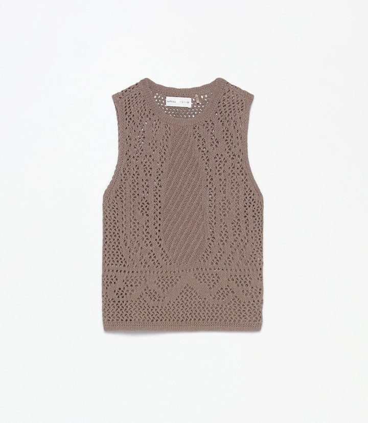 Moudda Lefties - Top Rustique (Gris-Taupe) - Tunisie 1