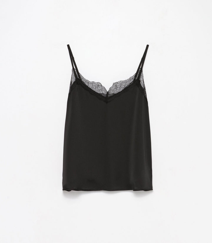 Moudda Lefties - Top Bretelles - Dentelle Collection Satin - Tunisie 1