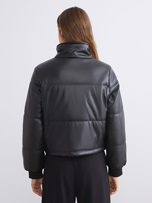 Moudda LC Waikiki - Manteau PU léger Femme Noir - Tunisie 5