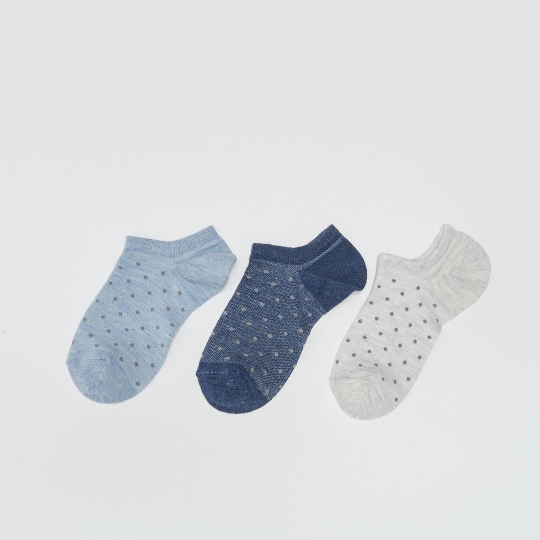 Moudda LC Waikiki - Chaussettes sneakers Femme Mélange bleu clair - Tunisie 1
