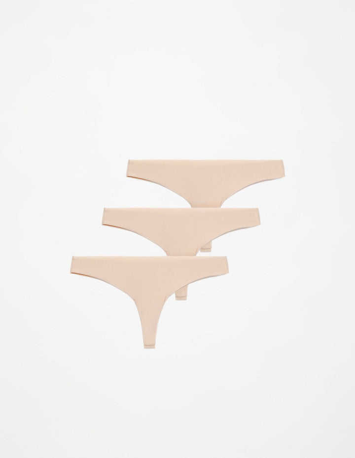 Moudda Lefties - Pack 3 Tangas - Microfibre Laser Cut Basique - Tunisie 1