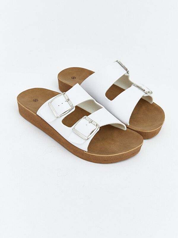 Moudda LC Waikiki - Pantoufles pour Femme couleur Blanc - Tunisie 1