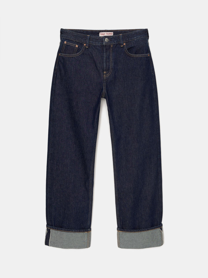Moudda PULL & BEAR - Pantalon Droit Taille Moyenne Relaxed Selvedge - Tunisie 5
