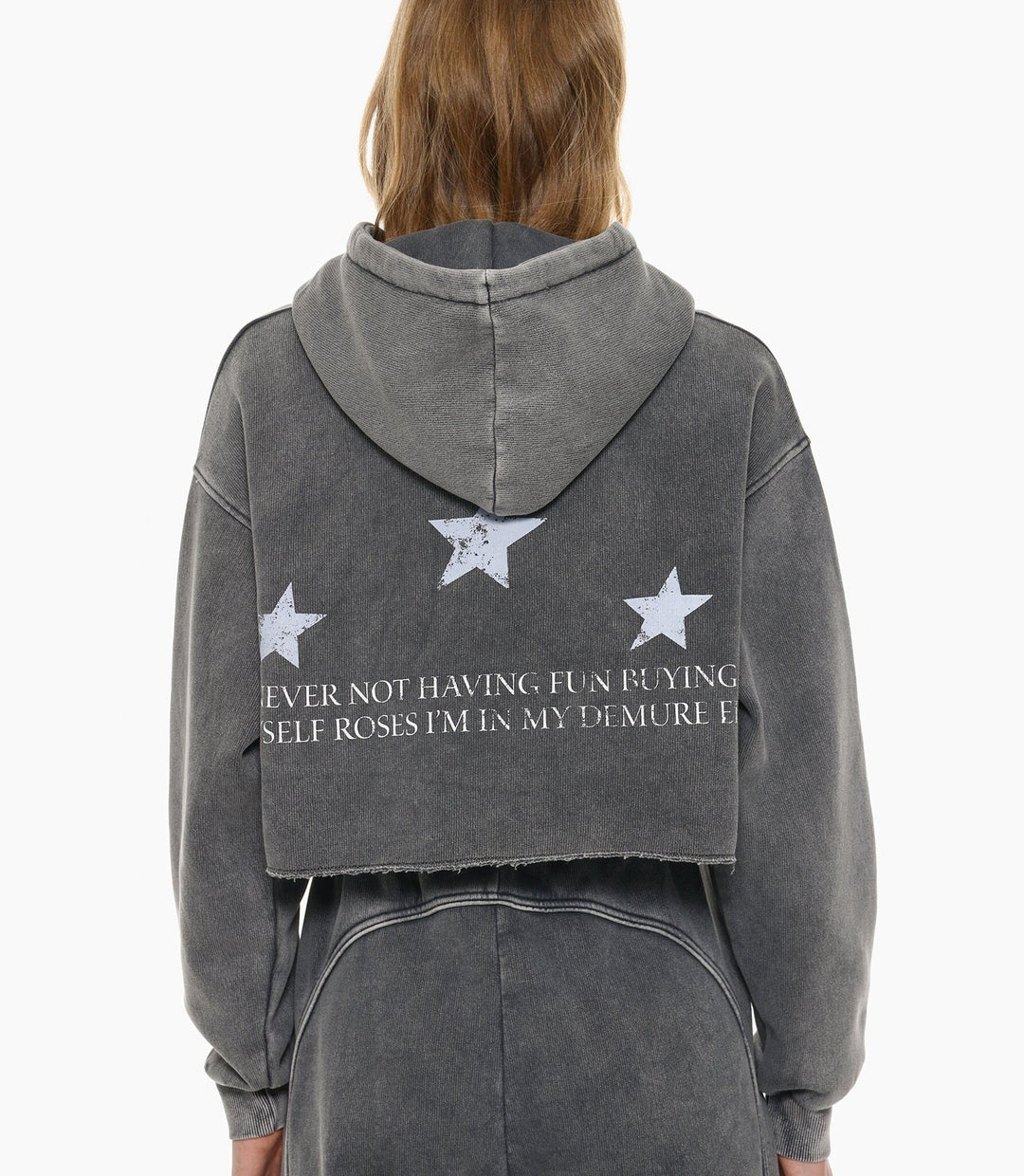 Moudda Lefties - Sweat Capuche Crop - Capsule Acid Wash - Tunisie 4