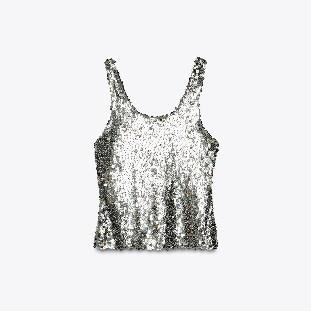 Moudda ZARA - Top Bretelles - Paillettes - Tunisie 2