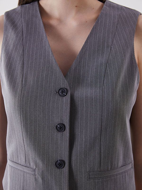 Moudda LC Waikiki - Débardeur tissé Femme Bande d'anthracite - Tunisie 3