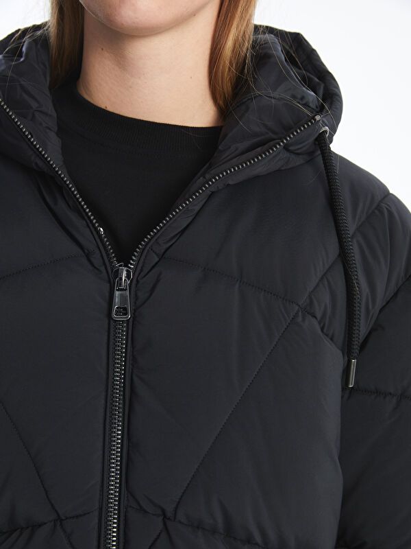 Moudda LC Waikiki - Manteau matelassé en nylon Femme Noir - Tunisie 3