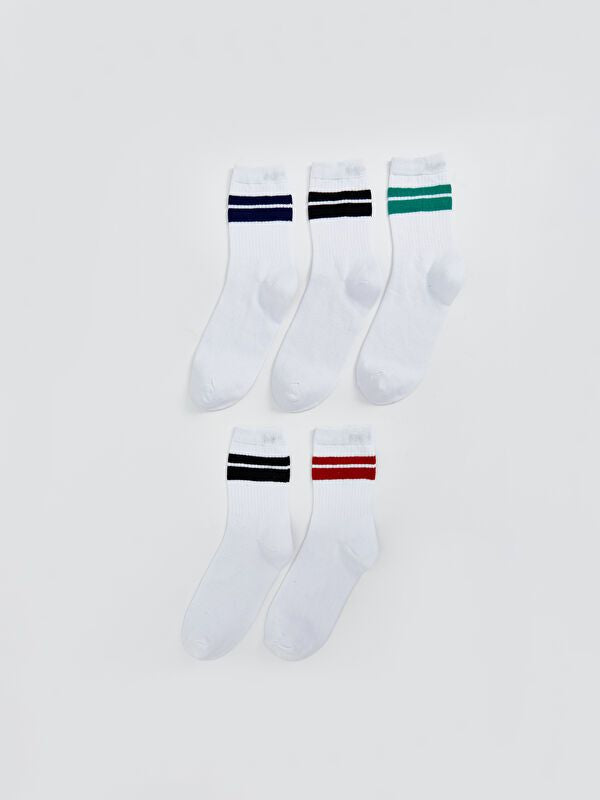 Moudda LC Waikiki - Chaussettes courtes Fille Blanc brillant - Tunisie 1